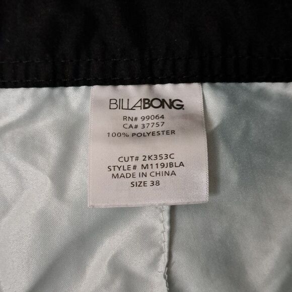 Billabong green board shorts size 38 - Picture 3 of 5